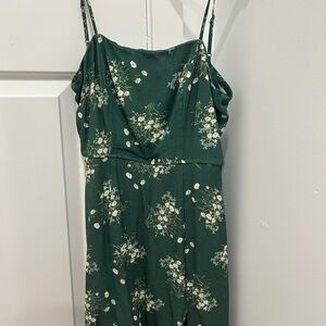 Francesca’s Floral Green Dress (S)